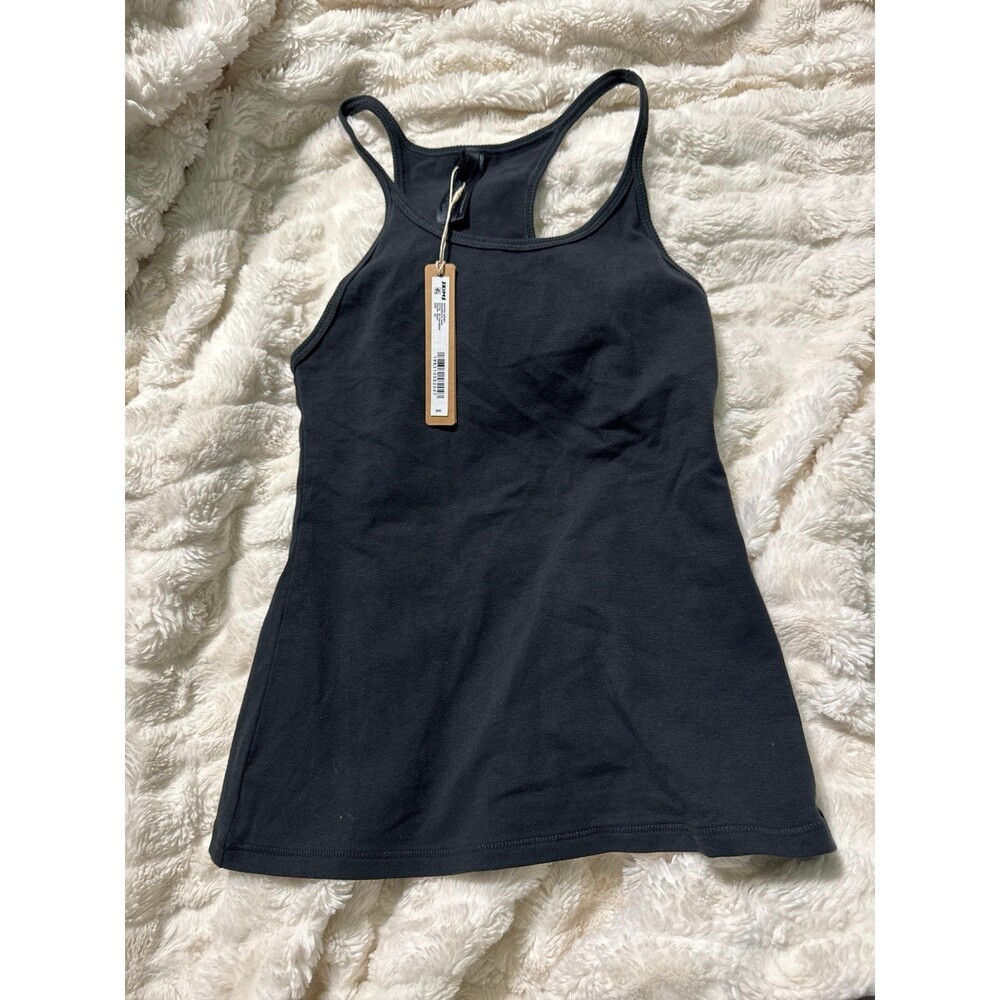 Skims Cotton Jersey Racerback Tank - Picture 2 of 7